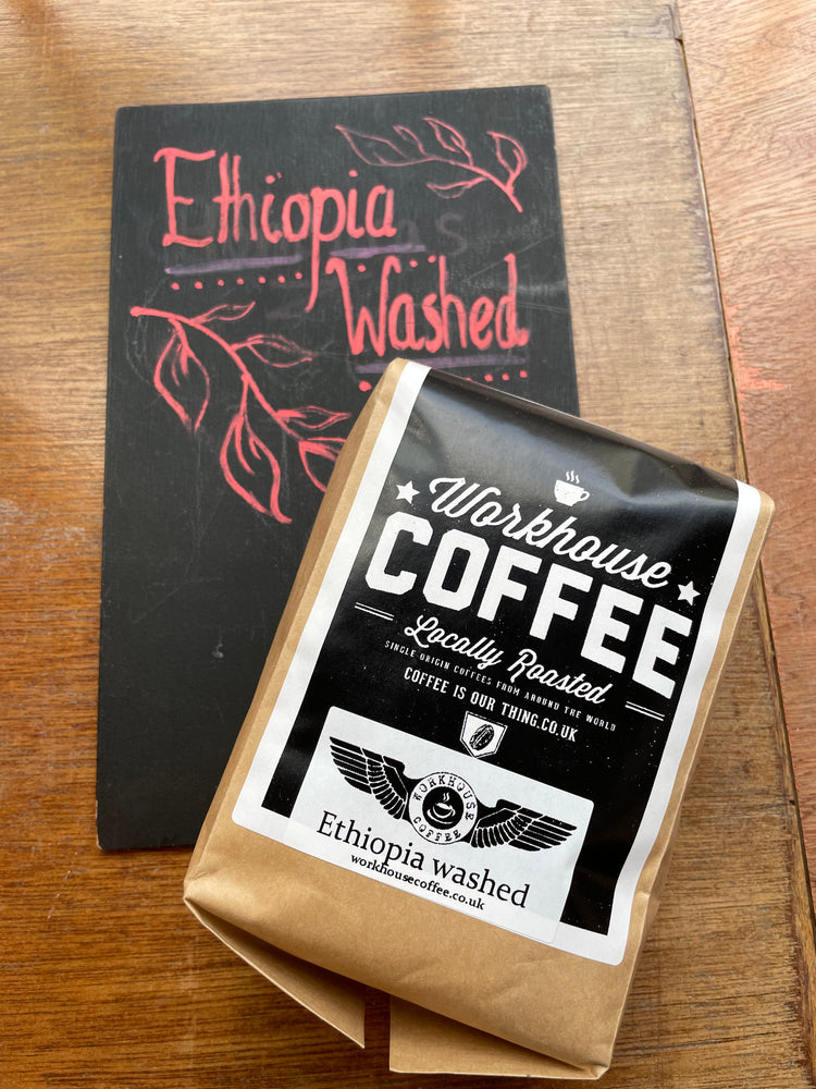 
                  
                    Washed Ethiopia - Clean, structured floral notes with liquorice like sweetness
                  
                
